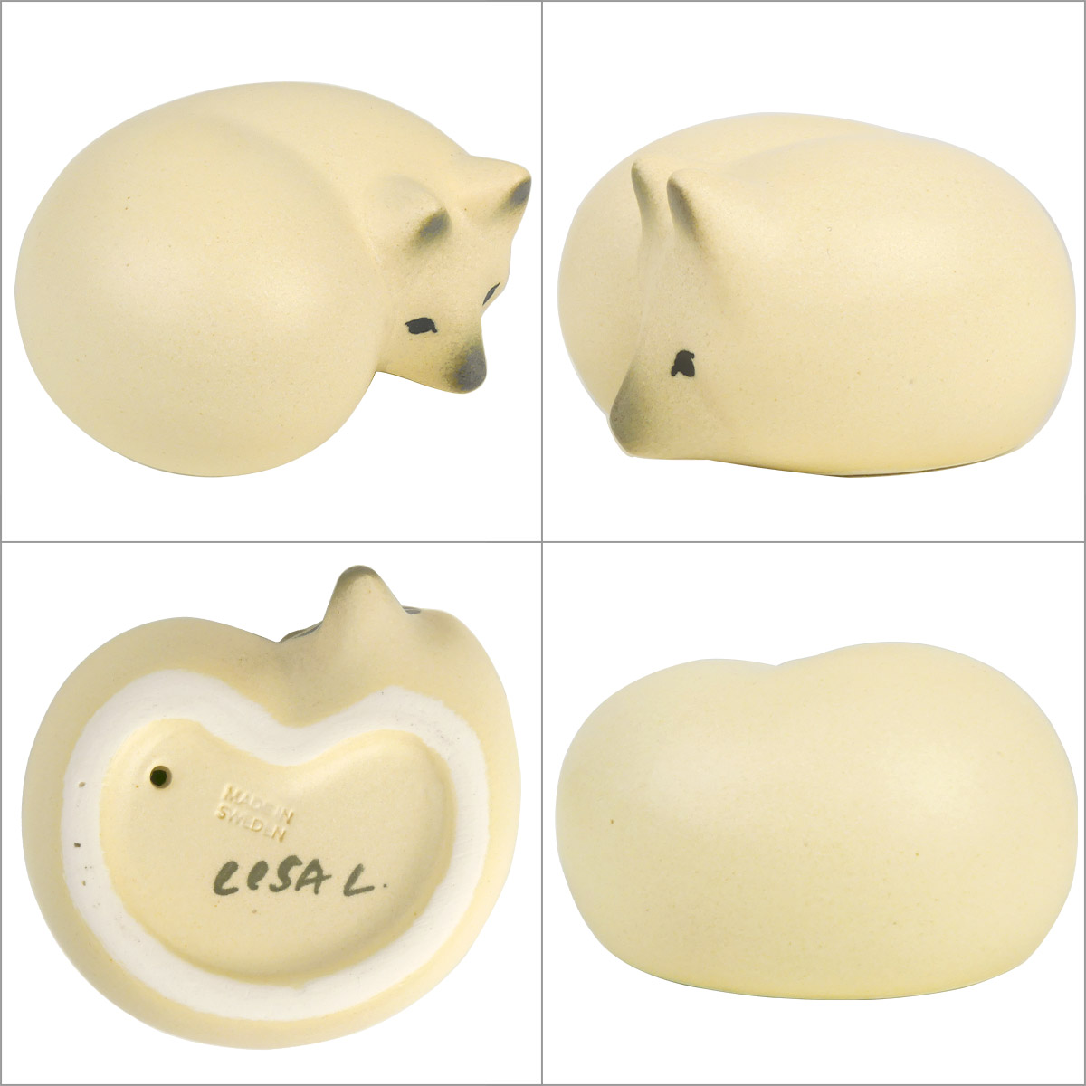 Lisa Larson Mini Skansen White Fox Gustavsberg Pottery Figure