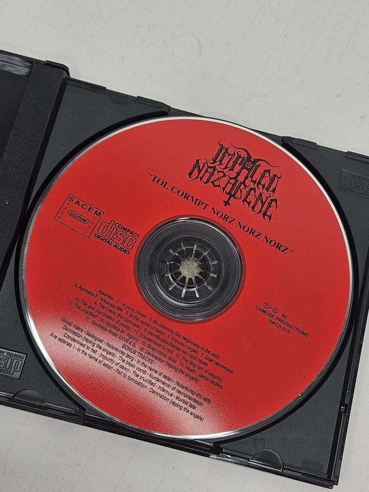 Impaled Nazarene Tol Cormpt Norz Norz Norz Cd 1994 Limited Edition Case *read* - Imagem 3 de 4