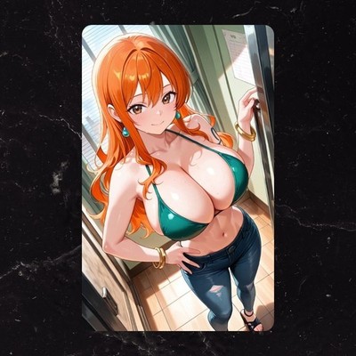 Waifu Card Doujin Dual Sided Anime Goddess Plastic Card