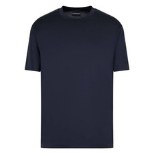 Emporio Armani Logo Tape Lyocell-Blend T-Shirt