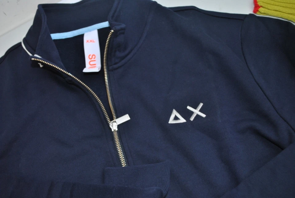 SUN 68   FELPA CART. 129,00 TG XL-52  ZIP AUTUNNO INVERNO SUN68-24A2S - Immagine 4 di 4