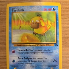Psyduck 53/62 Fossil Regular NM on eBay