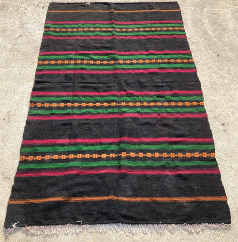 Vintage Traditional Handmade Beautiful Kilim Floor Rug Carpet 195x116 cm