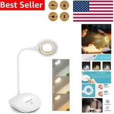 Rechargeable LED Desk Lamp Cordless Portable Dimmable Touch Control 3 Color M...