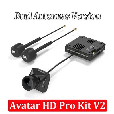Walksnail Avatar HD Pro Kit V2 With Gyroflow 4:3 Camera for RC Model