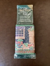 Vintage Self Stick Removable Holiday Wallpaper Border  Christmas Presents 15 F