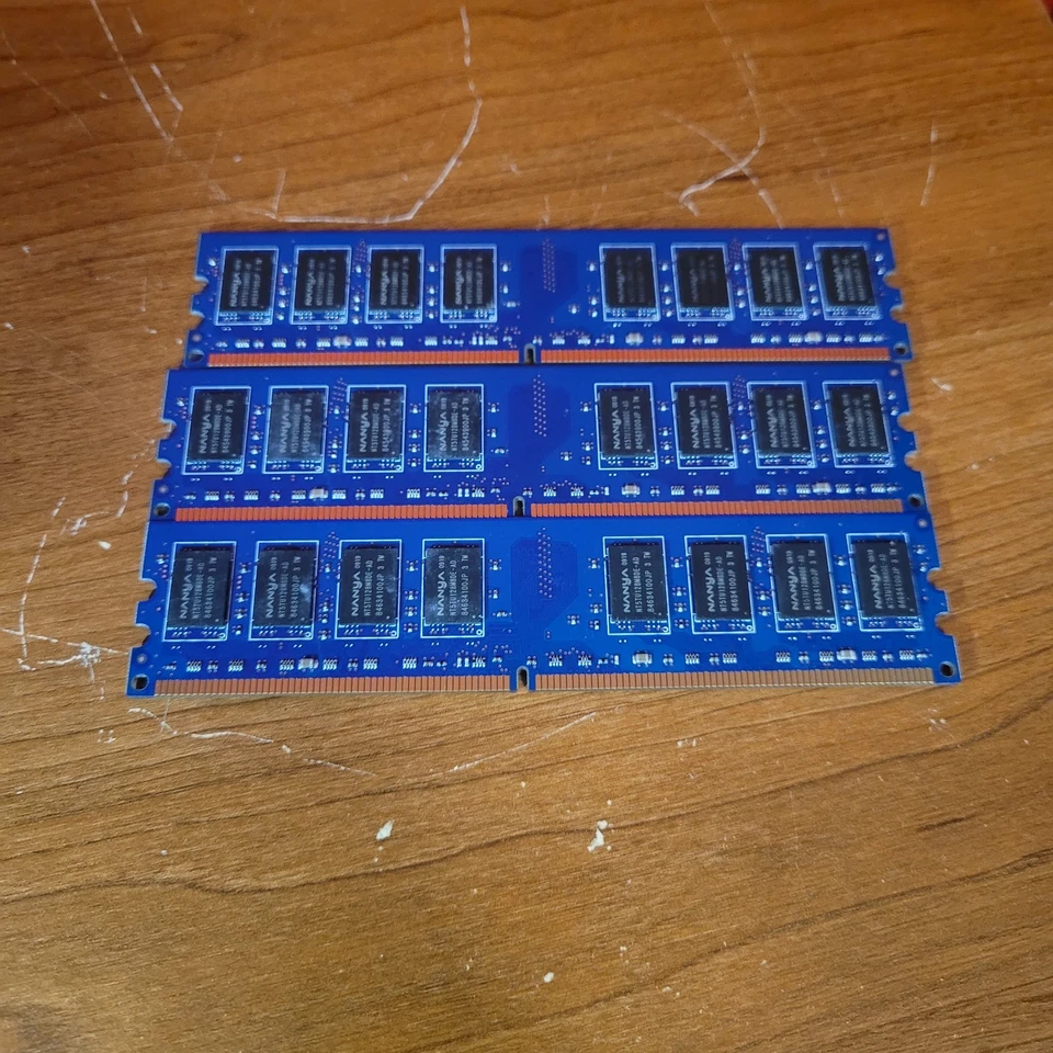 Nanya (3x2GB) DDR2 PC2-6400 Kit 800MHZ  - Image 2 of 2