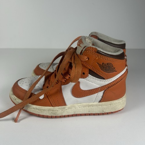 Nike Air Jordan 1 Retro High OG PS Starfish Size 11c Toddler CU0449-101 - Picture 4 of 8