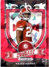 2021 Panini Prizm Draft Picks Collegiate #172 Najee Harris Red Ice
