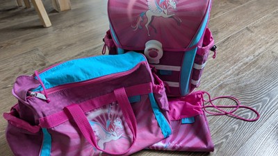 Ranzen Schulranzen Set McNeil m. Sporttasche, Beutel... pink Ergo Light