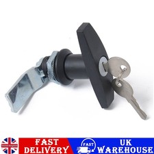 Zinc Alloy Chrome T Handle Door Lock Key for Catering Trailer Horse Box Caravan