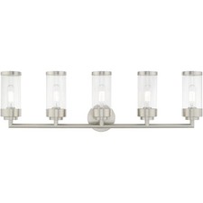 Livex Lighting 10365-91 Hillcrest Bathroom Vanity Light Brushed Nickel
