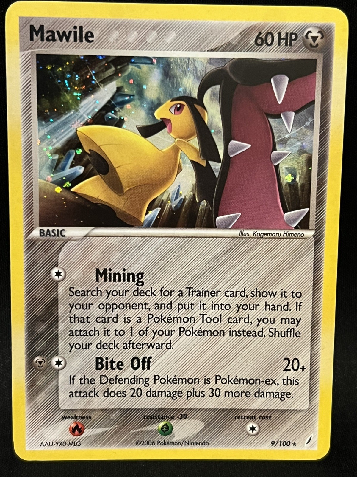 Pokemon Mawile 9/100 Crystal Guardians Holo Swirl 🌀 NM
