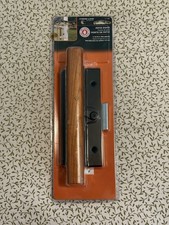 NEW - Prime-Line C 1126 Black Diecast Sliding Patio Door Handle with Wood Handle