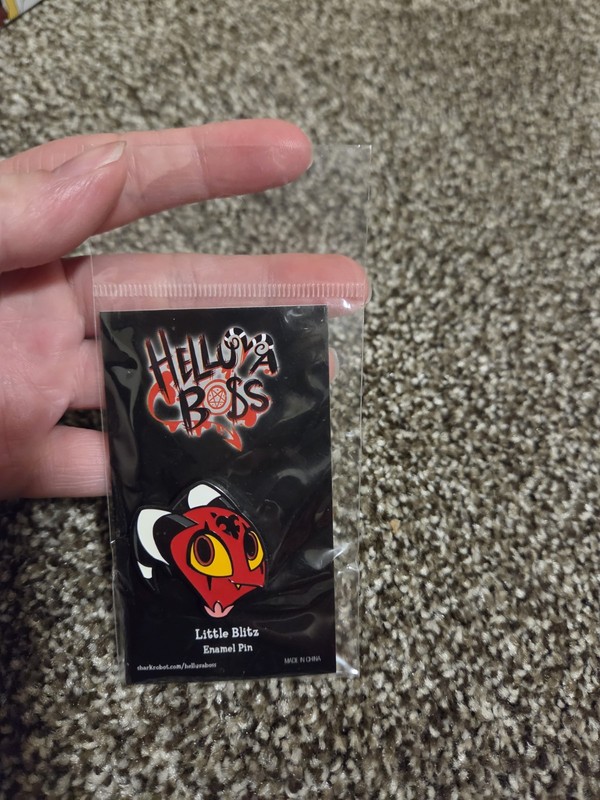 Helluva Boss Little Blitz Enamel Lapel Pin