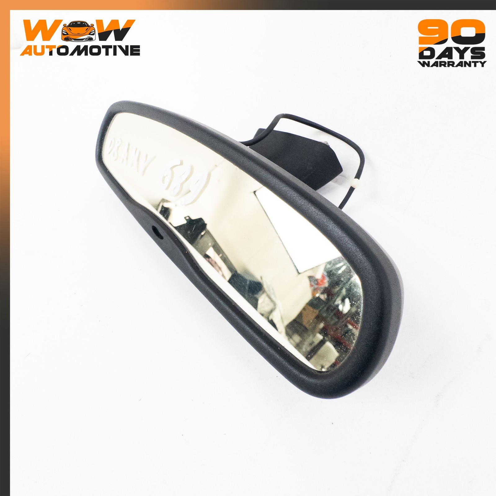 05-23 ASTON MARTIN V8 VANTAGE DB9 INTERIOR REAR VIEW MIRROR BLACK ASSEMBLY OEM