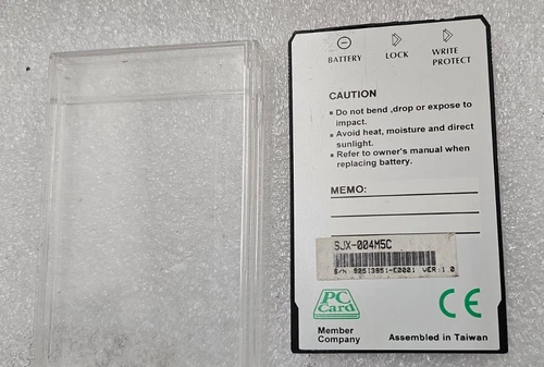 SRAM 4MB RAM Memory Card Storage Card SJX-004M5C with a Case - US Seller