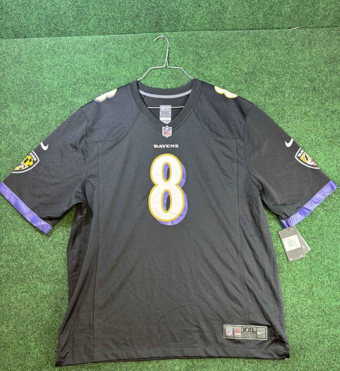 Nike Baltimore Ravens Lamar Jackson Game Jersey Men's Size 2XL