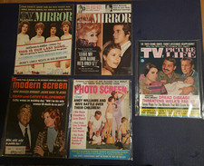 Vintage Hollywood Magazines 1970s Jackie Kennedy Tom Jones Liz Taylor Lot Of 5
