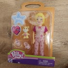 New 2005 Mattel Polly Pocket Polly Figure Pajama Slumber Party w Accessories Vtg