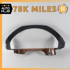 10-16 Mercedes W212 E350 E400 Instrument Cluster Clear Bezel Trim Cover OEM 78k