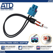 Aerial Adaptor For Audi A3 A4 A5 A6 A8 R8 TT Z Double Fakra Antenna DIN CT27AA51