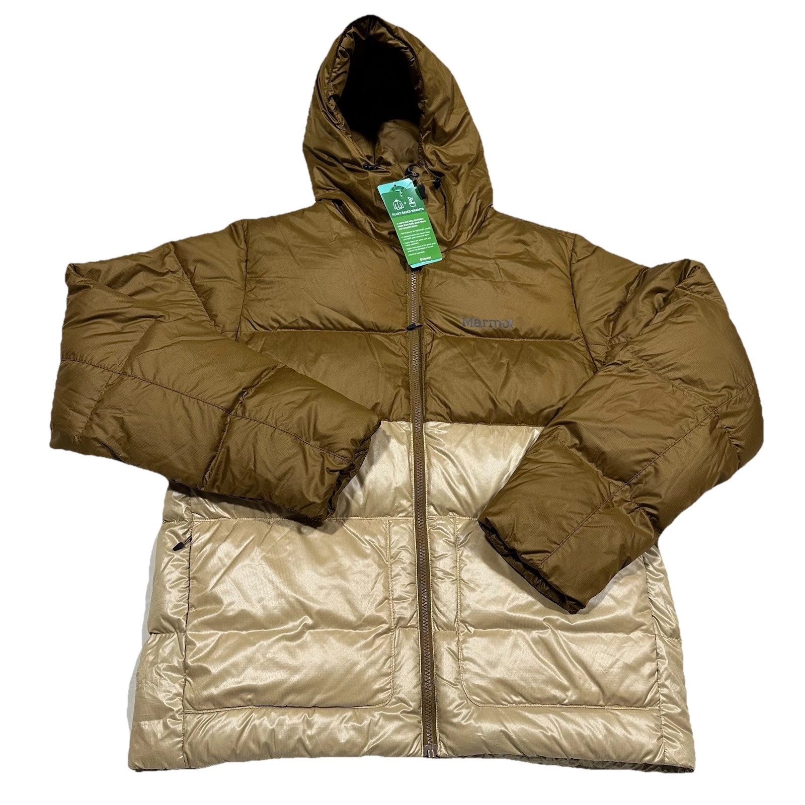Marmot Guides 700 Down Hoody Mens XXL Hazel Light Oak Puffer Jacket Coat
Opens in a new window or ta