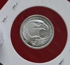 GSM Bald Eagle & Flag - 1/10 troy oz .999 Fine SILVER Mini Coin Round Bar
