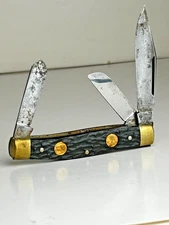 1974 Boker Wiss No. 6066 Stockman Pocket Knife