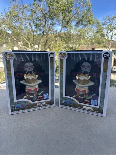 2 Funko Pop! Small Cover Case: One Piece - Brook - Target (Exclusive) #2220