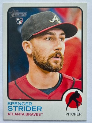 2022 Topps Heritage High Number, Spencer Strider RC #521