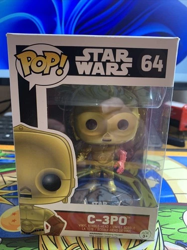Funko Pop! Star Wars The Force Awakens C-3PO Red Arm #64 Vaulted Collectible
