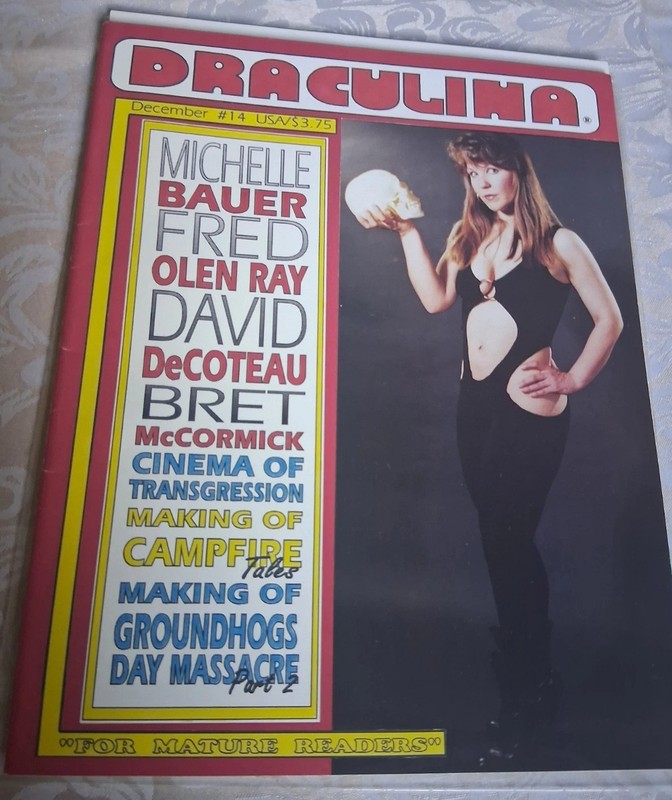 Draculina Magazine December Issue #14 USA 1992 rare OOP 