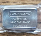 Engelhard C Series .999 Fine Silver 10 oz Bar