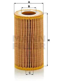 Ölfilter Filtereinsatz HU 718/1 k MANN-FILTER für MERCEDES-BENZ JEEP