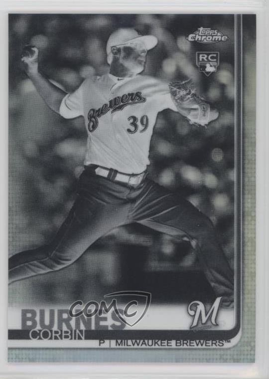 2019 Topps Chrome Negative Refractor Corbin Burnes #84 0bi3