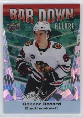 Connor Bedard [Green] #BD-10 2023 Upper Deck Allure Bar Down card