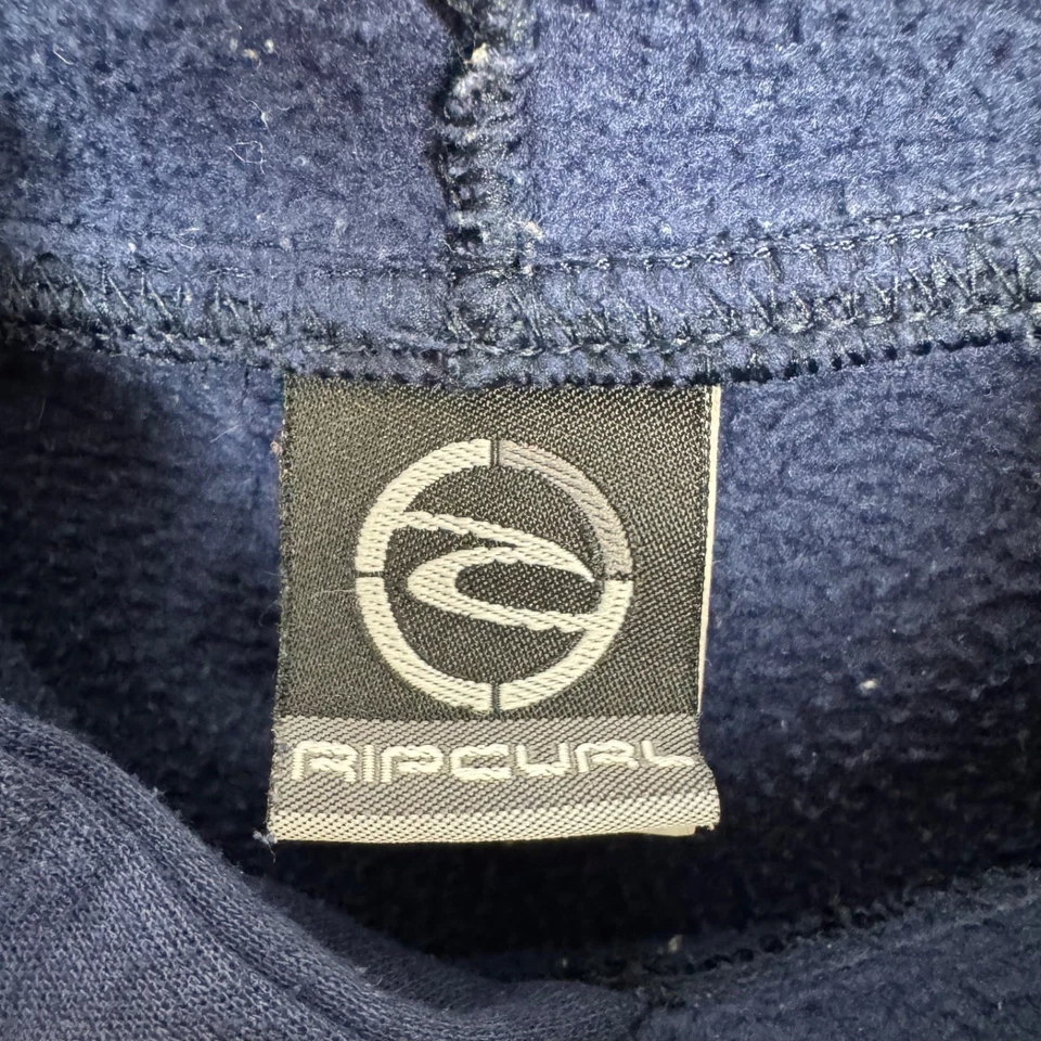 RIP CURL AUSTRALIA SURFER HOODIE VINTAGE NAVY BLUE sz L MEN - Image 4 of 4