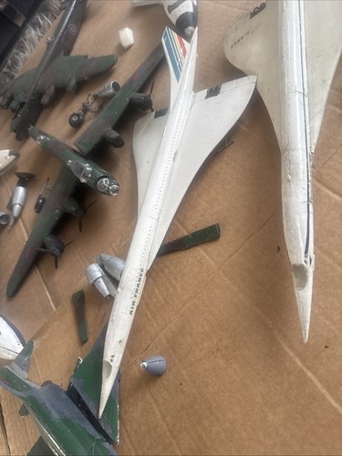 Job Lot Of Plastic Model Planes Aeroplanes Aircraft Vintage Repair - Picture 3 of 23
