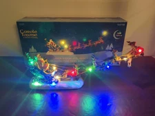 2020 Carole Towne Collection Santa Sleigh and Reindeer #2127198