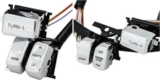 HardDrive Handlebar Switch Kit Chrome #370304 Harley Davidson