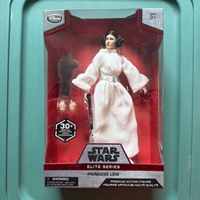 STAR WARS ELITE SERIES PRINCESS LEIA DISNEY STORE PREMIUM ACTION FIGURE New