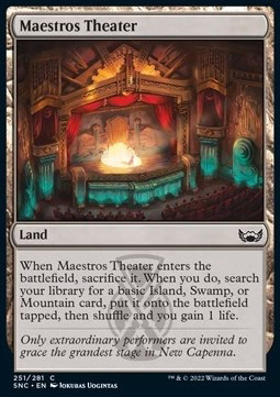 Magic/MTG Maestros Theater SNC-251 Common Englisch NM