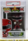 Funko Pop! Television Mighty Morphin Power Rangers Red Ranger Graded NM-MT 8 NR