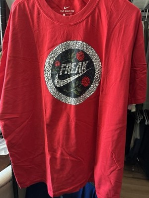 The Nike Tee Freak Mosaic Tile Graphic Design Short Sleeve Shirt
