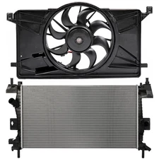 Electric Radiator Cooling Fan Kit For 2012 2013 2014 2015 2016-2018 Ford Focus