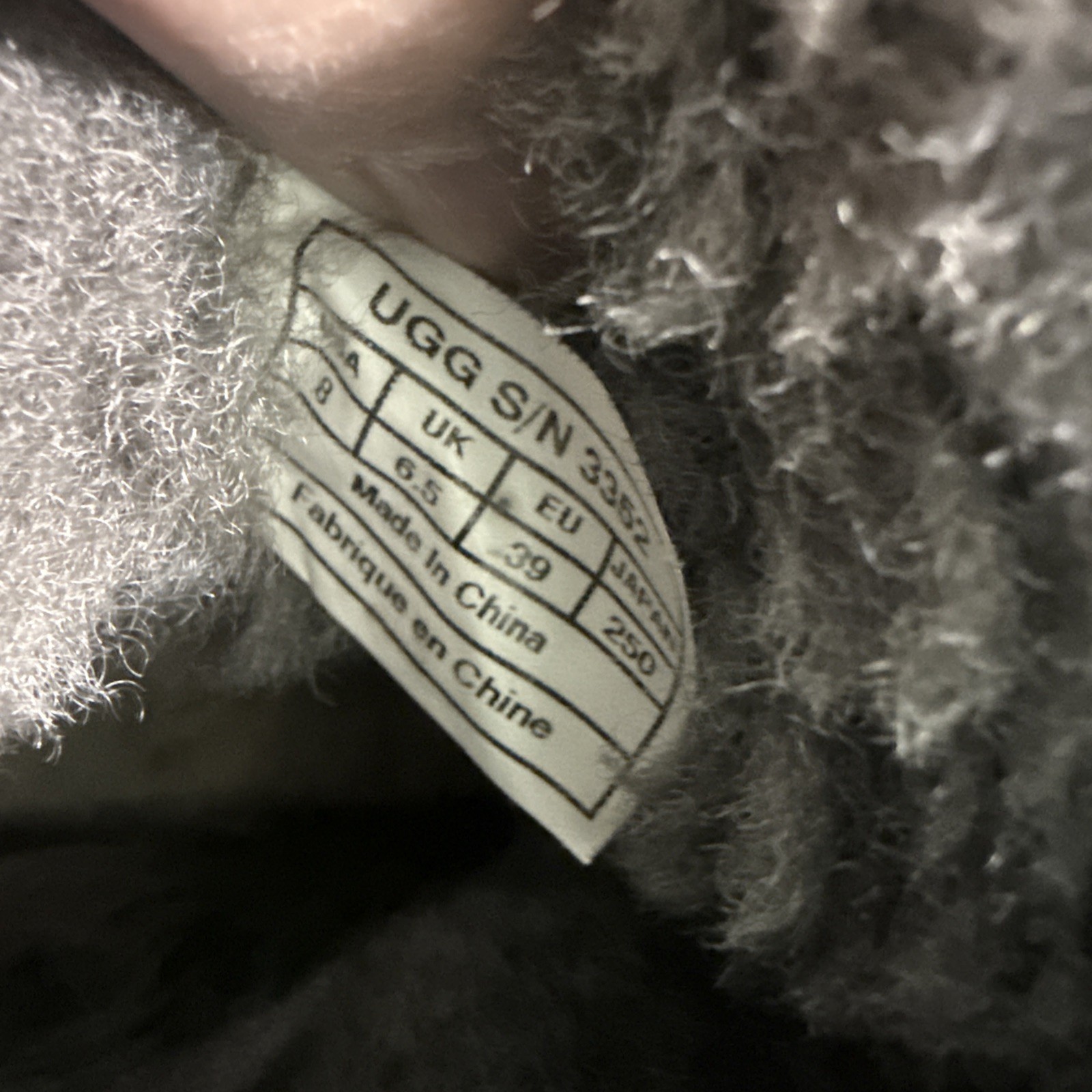 Ugg Australia Boots Bailey Button Fur Lined Gray … - image 6