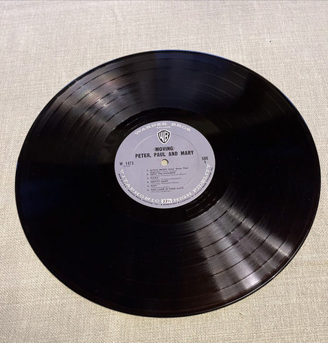Peter Paul and Mary Moving 1963 Warner Brothers 1473 Vintage Vinyl EX --7729 - Imagen 7 de 10