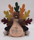 NIB Yankee Candle Turkey  Metal Copper Jar Candle Holder - #1744681