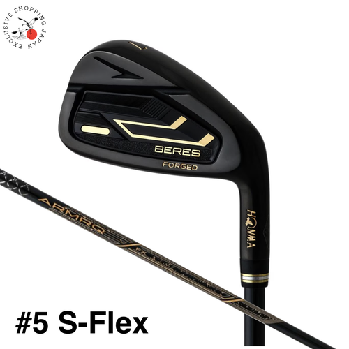 HONMA Golf BERES 09 Black Iron Club #5 21° ARMRQ FX BK S-Flex Men's 2024 Model